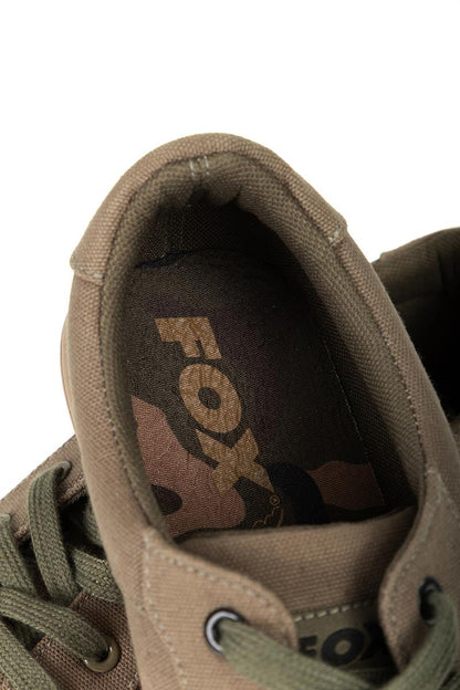 Fox Khaki Canvas Shoes