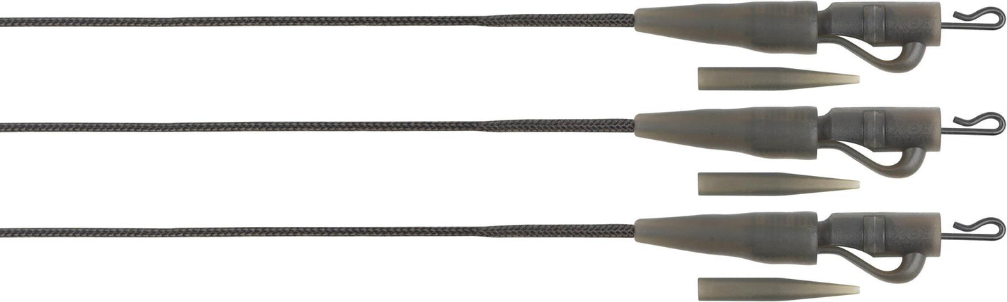 Fox Edges Naturals Leadcore Lead Clip Leaders 50lb 3pcs