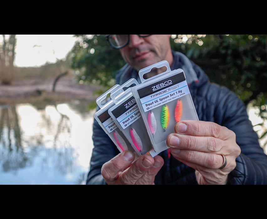 Zebco Target Fish Trout UL Spoon Set Barbless