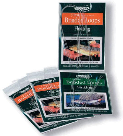 Airflo Braided Loops / Floating, Sinking, Salmon / x3 Per Pack / Fly Fishing