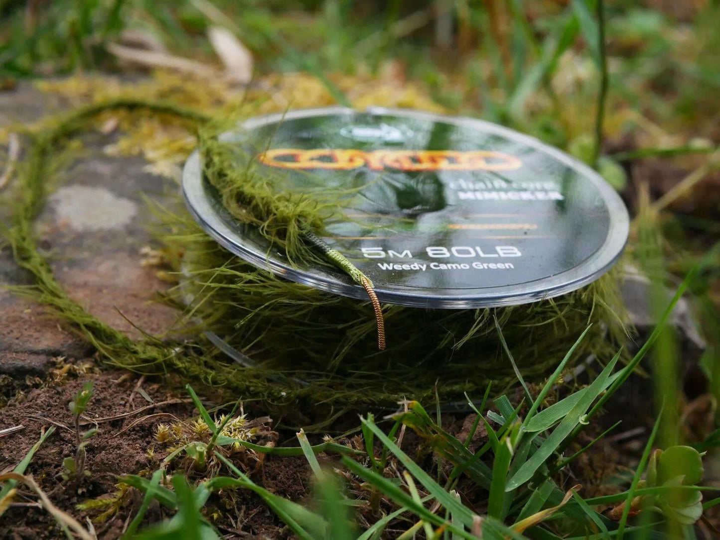 Katran Chain Core Comodo Mimicker Weedy Camo Green 80lb 5m