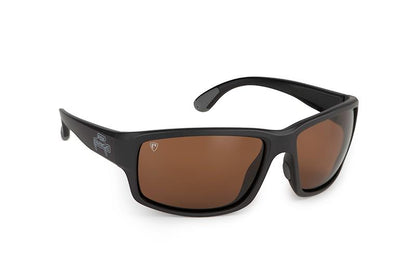 Fox Rage Grey Wrap Sunglasses Brown Lense Mirror Eyewear