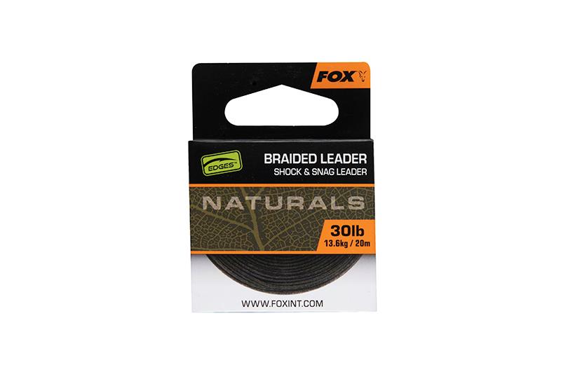 Fox Edges Naturals Braided Leader
