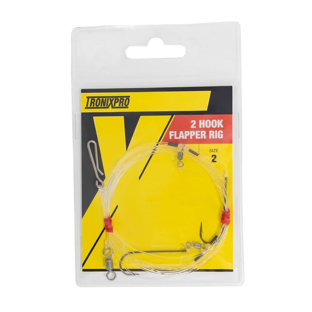 TronixPro Hand Tied Rig 2 Hook Flapper