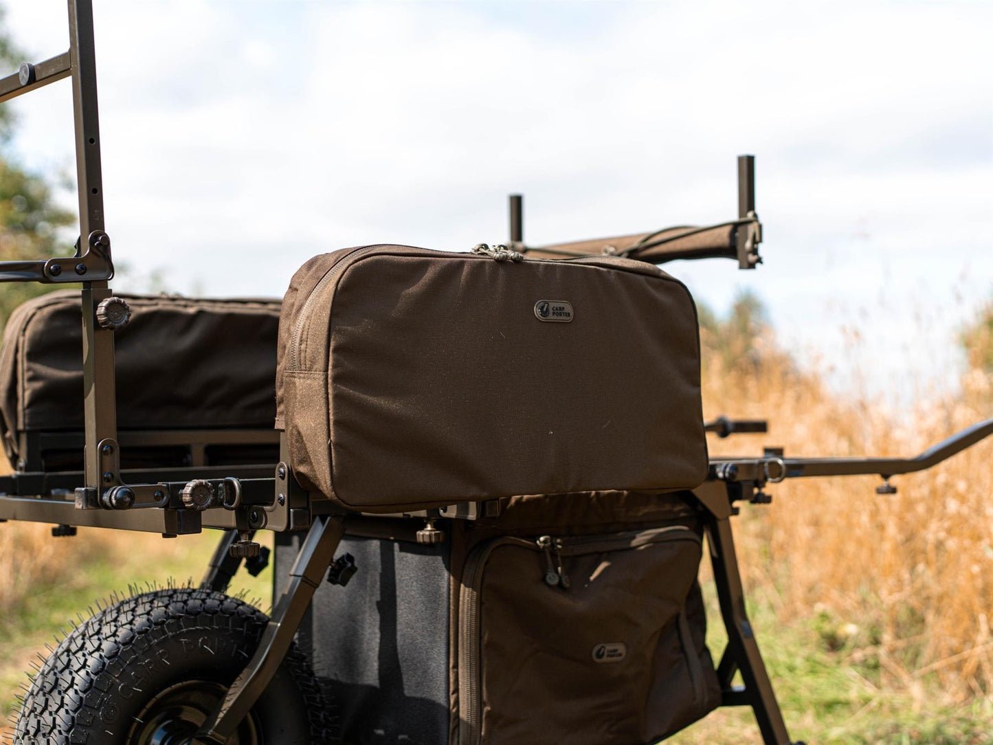 Carp Porter Side Bar Bags Small Green