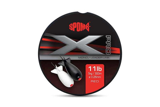Spomb X Pro Mono 0.26mm 11lb 300m Red