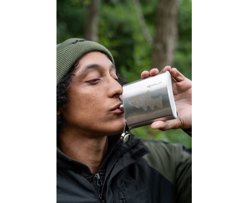 Korum Classic Hip Flask Tench 7oz