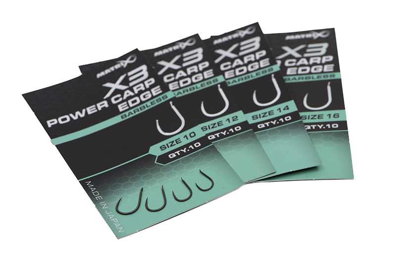 Matrix X3 Power Carp Edge Hook - Spade Barbless