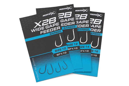Matrix X2B Wide Gape Feeder Hook - Spade Barbed