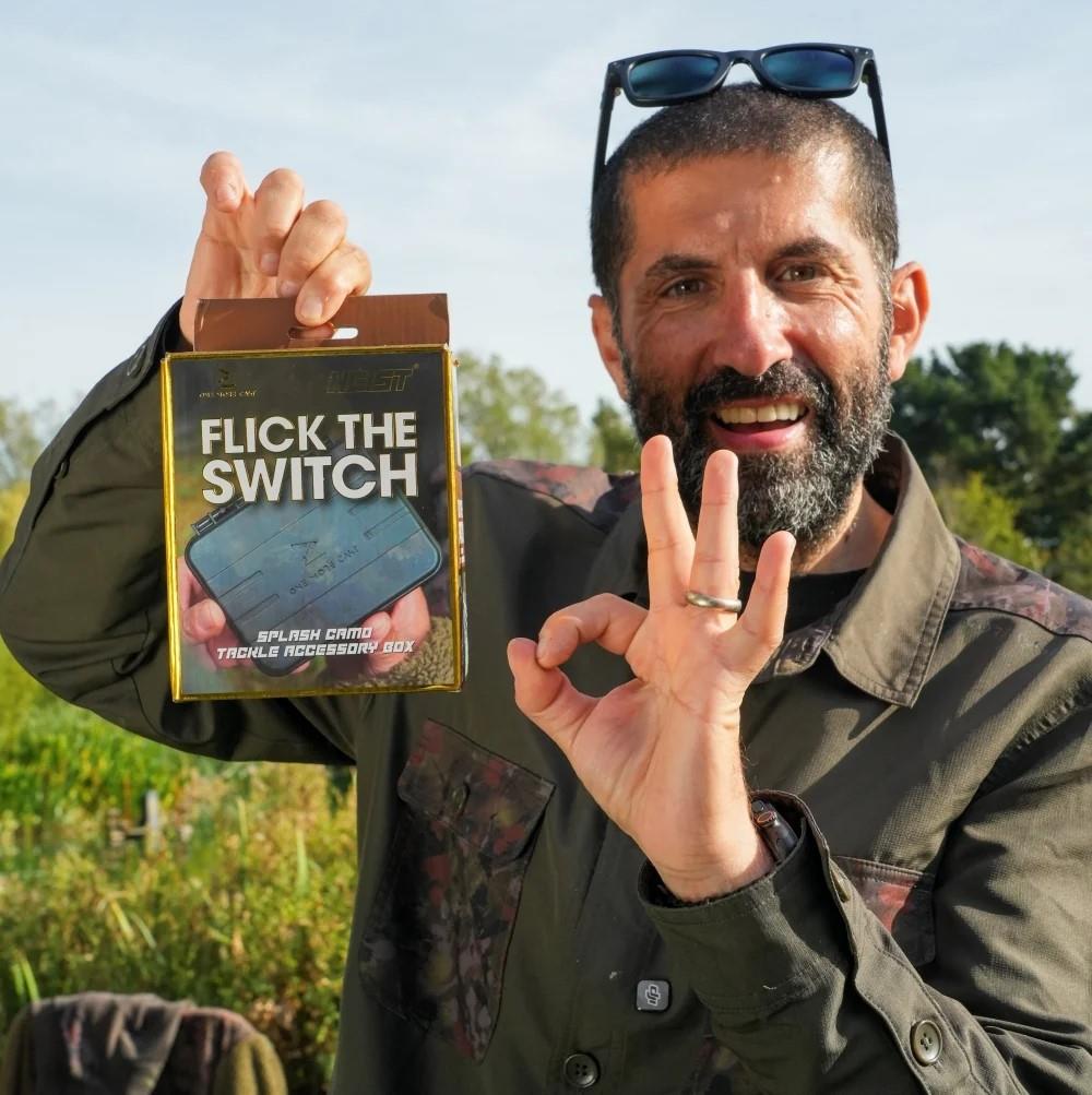 One More Cast Flick The Switch Tackle Accessory Box