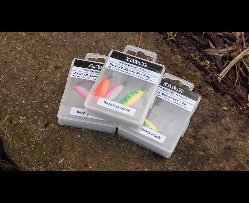 Zebco Target Fish Trout UL Spoon Set Barbless