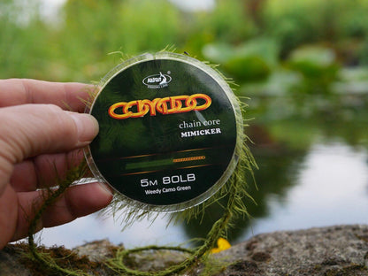 Katran Chain Core Comodo Mimicker Weedy Camo Green 80lb 5m