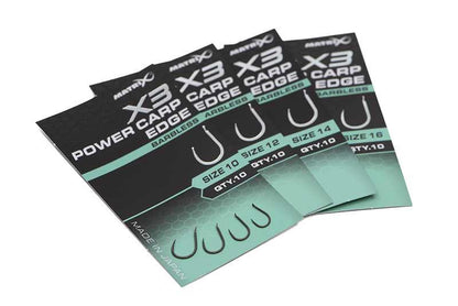 Matrix X3 Power Carp Edge Hook - Spade Barbless