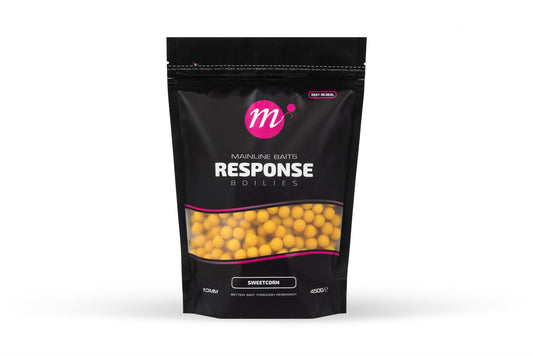 Mainline Response Boilie Sweetcorn 10mm Standard Pack 450g