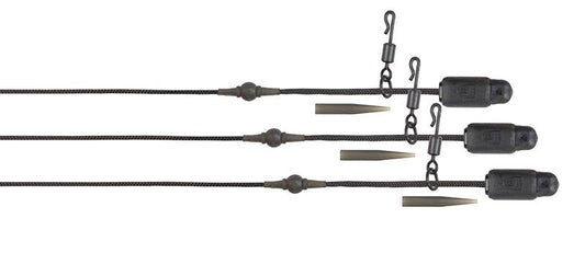 Fox Edges Heli-Clip Rigs 50lb Leadcore 3pcs
