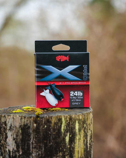 Spomb X Pro Braid Grey 8+1 0.18mm 24lbs