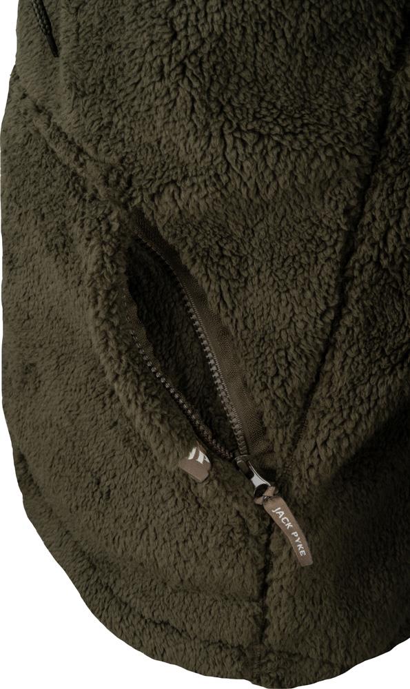 Jack Pike Sherpa Fleece Hoodie Gen 2 Dark Olive