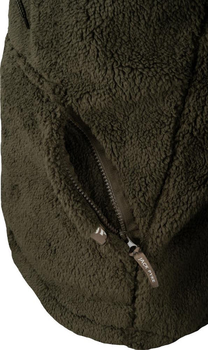 Jack Pike Sherpa Fleece Hoodie Gen 2 Dark Olive