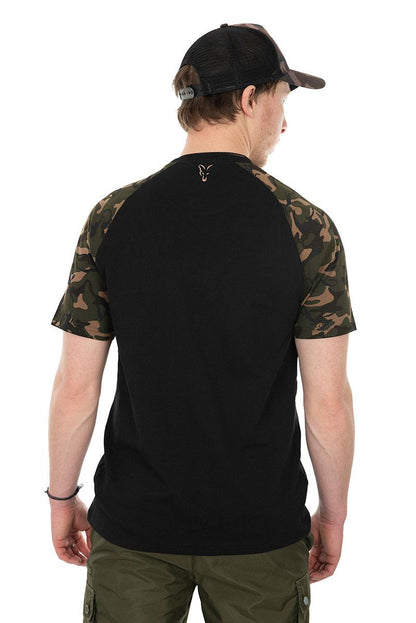 Fox Black / Camo Raglan T-Shirt