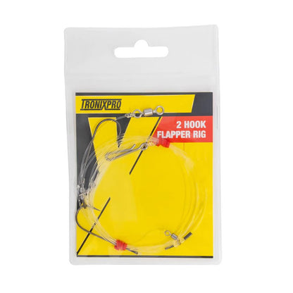 TronixPro Hand Tied Rig 2 Hook Flapper
