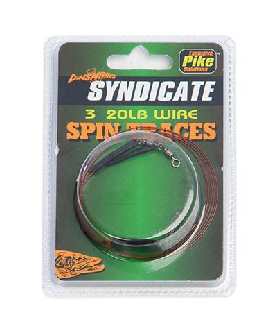 Dinsmores Syndicate Pike Spin Traces 20lb