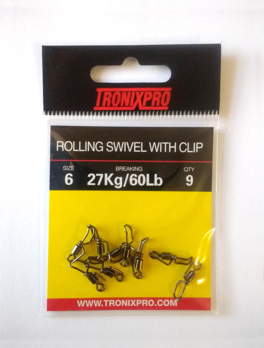 TronixPro Rolling Swivels With Clip 6