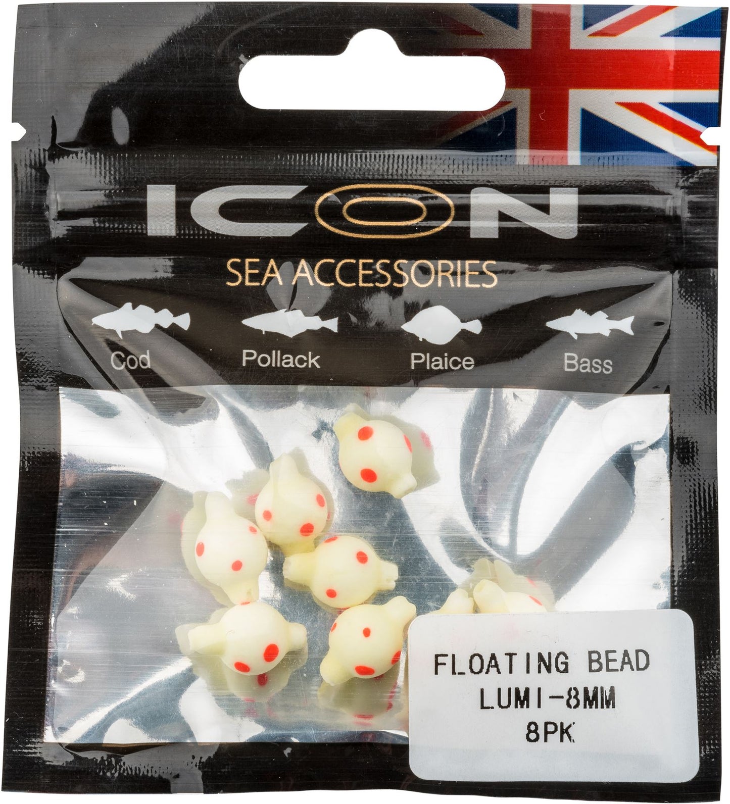 Leeda ICON Floating Bead Lumi 8mm
