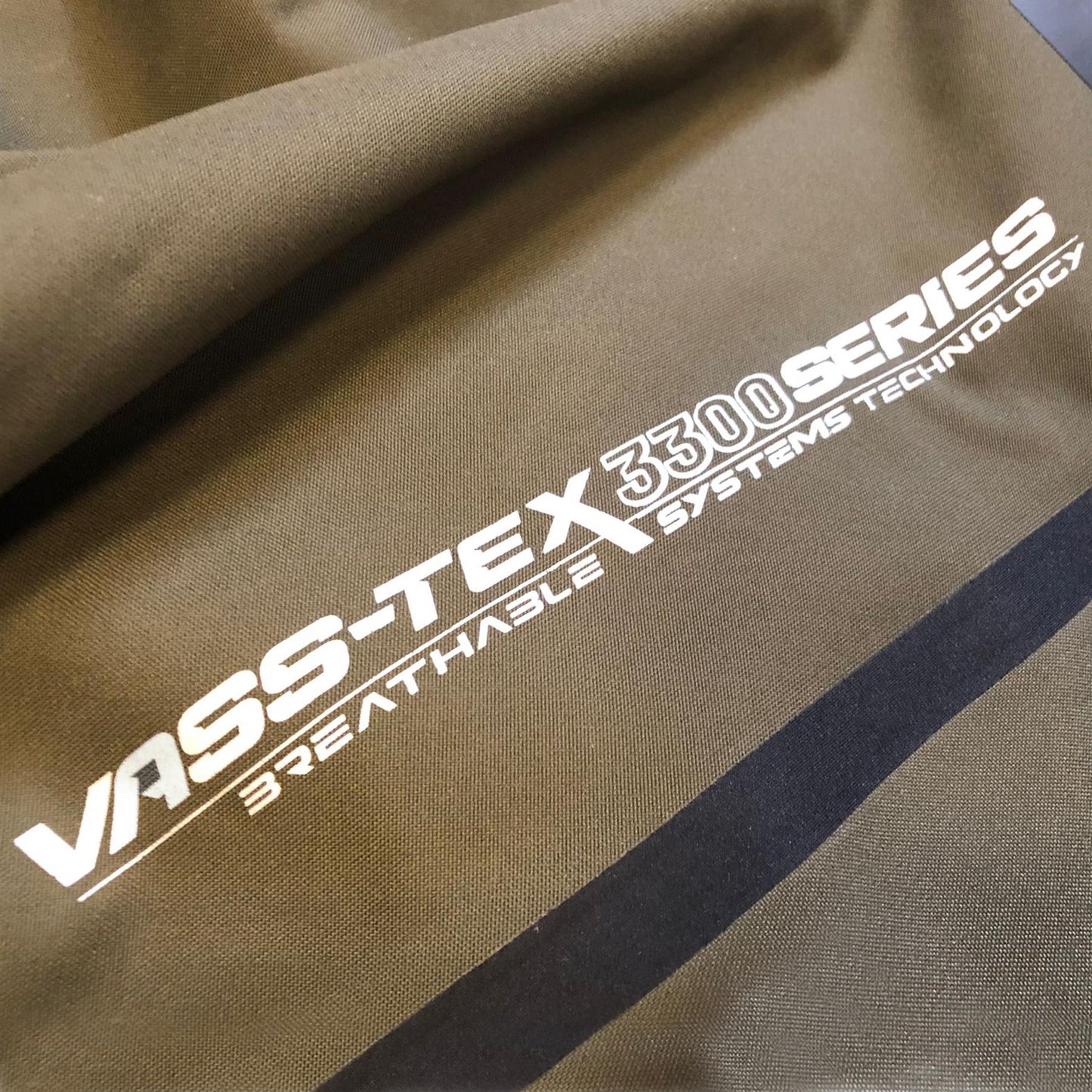 Vass-Tex Breathable Chest Waders Khaki w/Studs 3300-71E