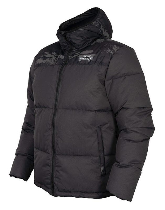Fox Rage Rip Stop Quilted Jacket Camo Puffa