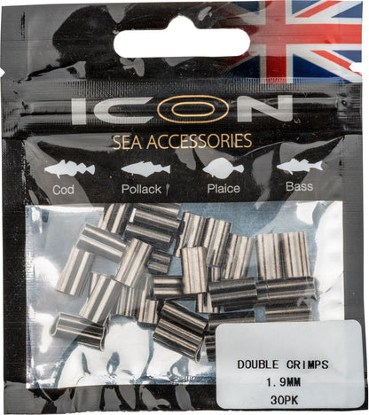 Leeda ICON Double Crimps 1.9mm