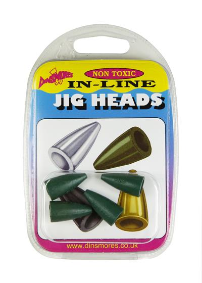 Dinsmores In-Line Jig Heads 10g