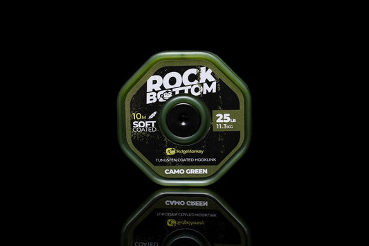RidgeMonkey RM-Tec Rock Bottom Tungsten Coated Hooklink