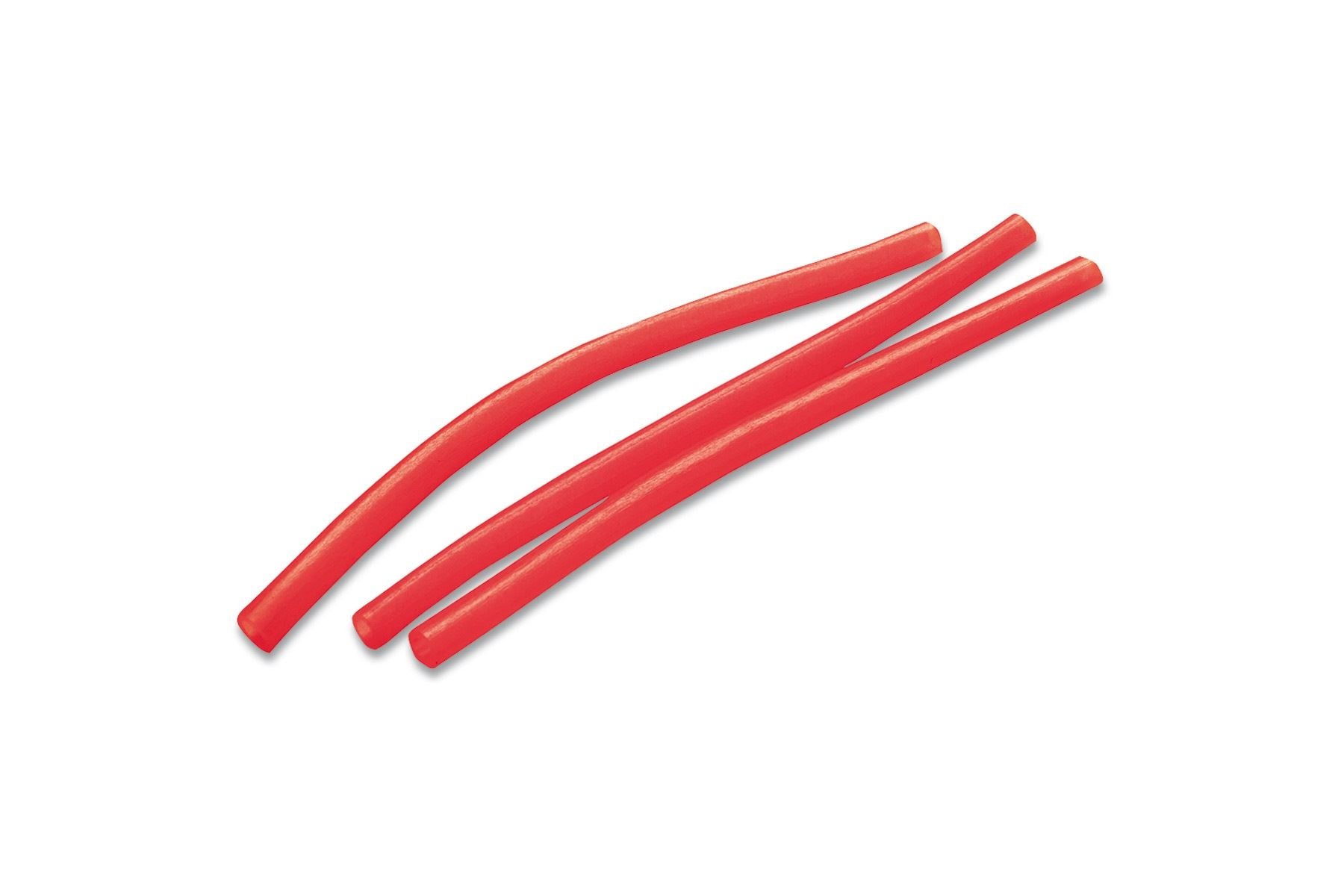 Mustad PVC Fluro Red Tubing 1mm x 8cm
