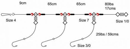 TronixPro 2 Hook 1 Up 1 Down Size 4