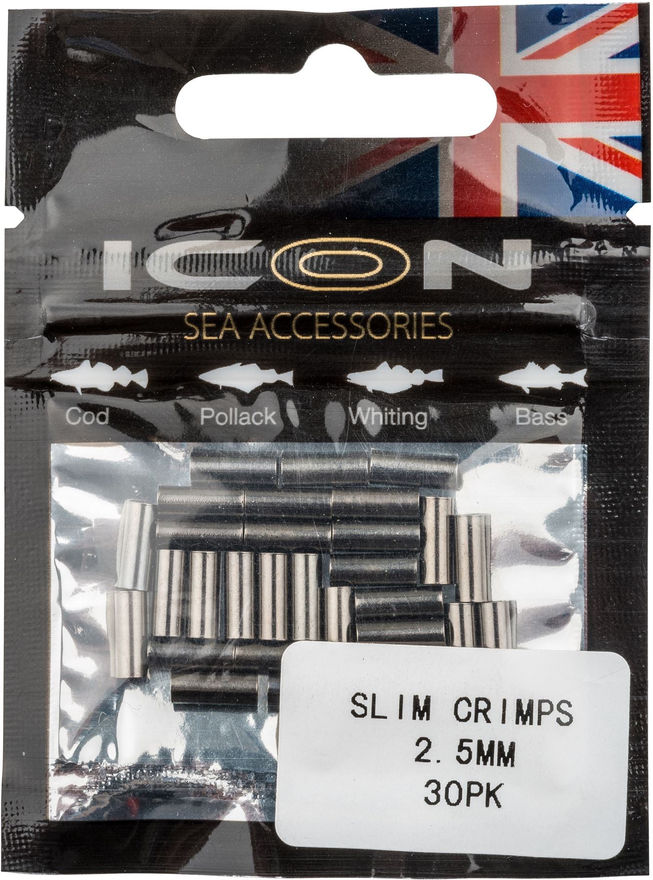 Leeda ICON Slim Crimps 2.5mm