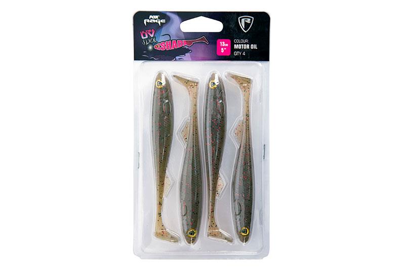 Fox Rage Slick Shad Motor Oil Ultra UV 13cm