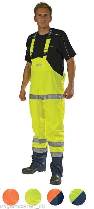 Ocean Comfort Stretch High-vis Bib & Brace Reflexes 20-54139