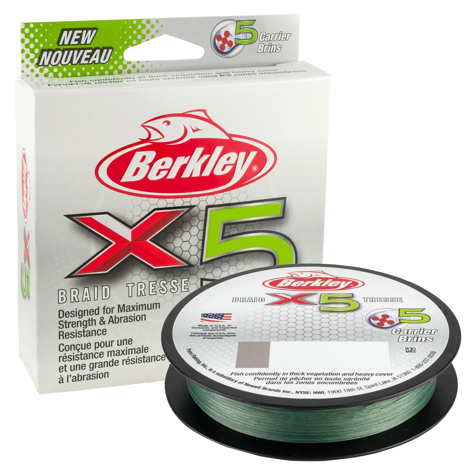 Berkley X5 Low Viz Green 20lb 150m