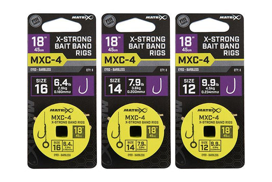 Fox Matrix MXC-4 18" X-Strong Bait Band Rig