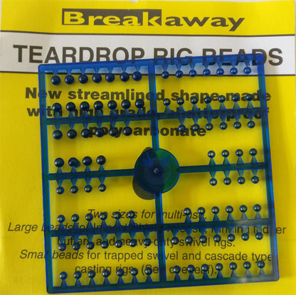 Breakaway Teardrop Beads Blue