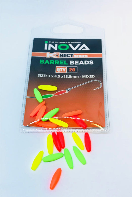 Inova Barrel Beads Mixed Colour 4.5x13.5mm