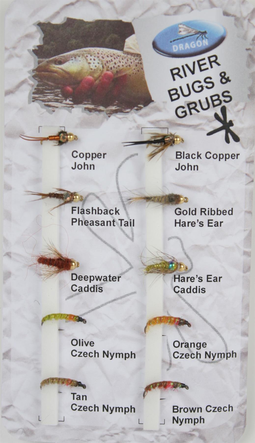 Dragon Tackle Trout & Grayling River Flies Bugs & Grubs