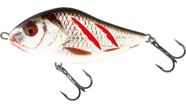 Salmo Slider Sinking Wounded Real Grey Shiner 12cm 