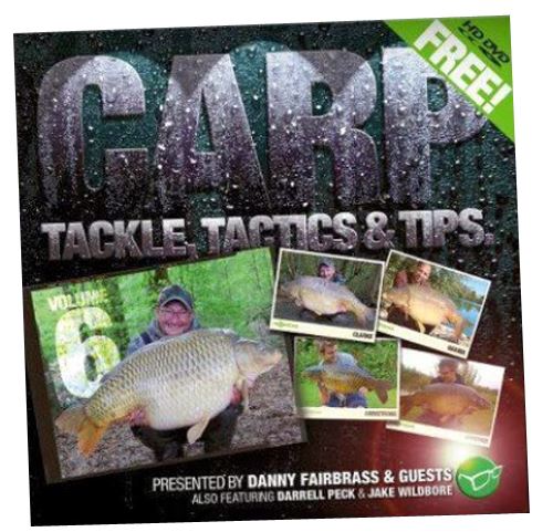 Korda Carp Tackle Tactics & Tips Fishing DVD Vol 6