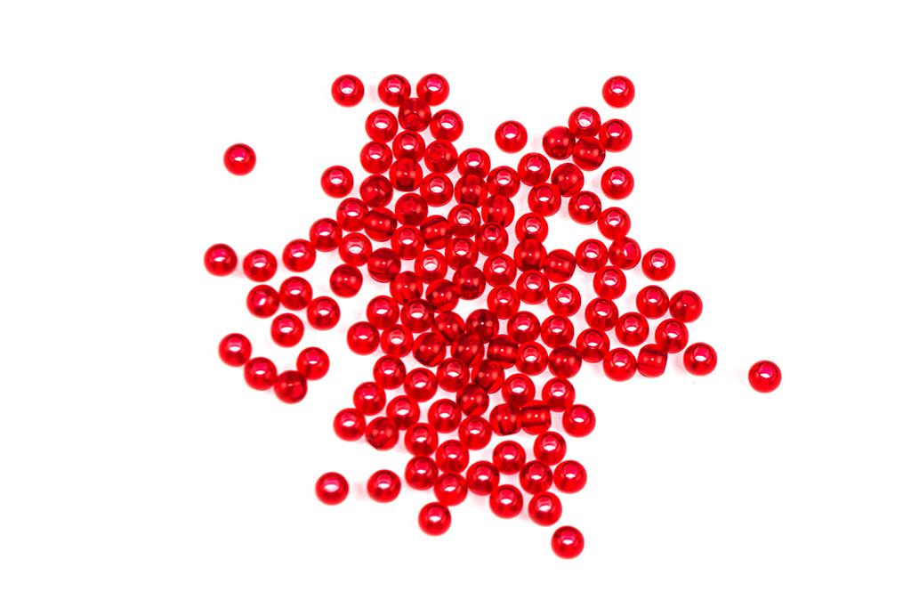 Gemini Beads 3mm Ruby Red