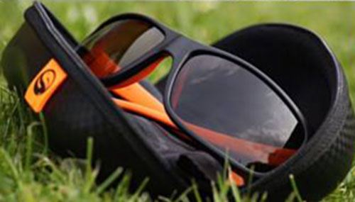 Guru Competition Pro Sunglasses BLK & Orange Brown Lens
