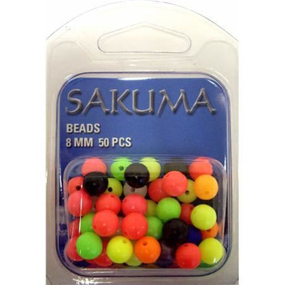 Sakuma Beads 8mm Fire Red
