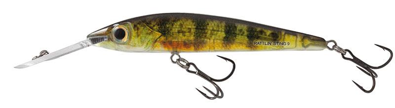 Salmo Rattlin' Sting Deep Runner Real Yellow Perch 9cm
