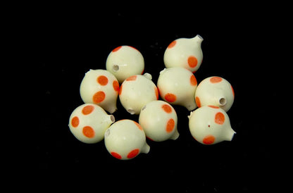 Gemini Beads Floating 8mm Spotted