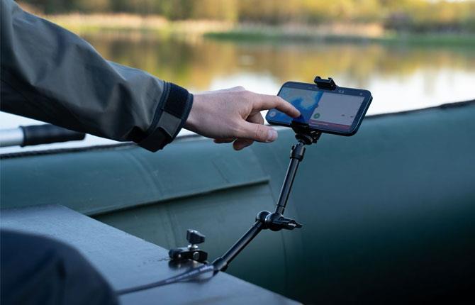 Tiefere Smartphone-Halterung für Boot und Kajak
